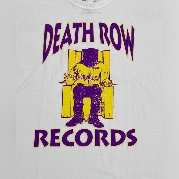 NWT Death Row Records Colorful Core Chair Logo Tee - Picture 2 of 3